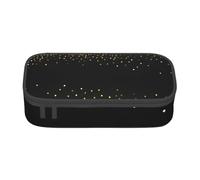 YounPrenG Astuccio portapenne, astuccio portapenne stampato di grande capacità, portapenne per ufficio e scuola,Modello glitter oro