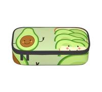 YounPrenG Astuccio portapenne, astuccio portapenne stampato di grande capacità, portapenne per ufficio e scuola,Avocado carino, pane tostato e uovo ficcato