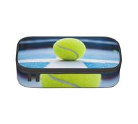 YounPrenG Astuccio portapenne, astuccio portapenne stampato di grande capacità, portapenne per ufficio e scuola,Pittura di palline da tennis
