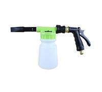 Youool Pistola a Schiuma per Auto, 900 ml 2 in 1 con Lancia in Schiuma Regolabile per la Pulizia di Auto, in Schiuma, Cannone da Giardino, per la Pulizia di Auto e Moto (Verde)