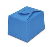 YOUPACKAGING 25 Scatole a Bauletto in Cartoncino per Bomboniere, Dolci, Regali, Compleanni, Matrimoni - Facili da Montare - Disponibili in Diversi Colori e Dimensioni - 13x9,8x9,5 cm - Azzurro