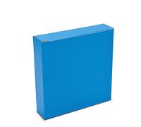 YOUPACKAGING 25 Scatole Rettangolari in Cartoncino per Bomboniere, Dolci, Regali, Compleanni, Matrimoni - Facili da Montare - Disponibili in Diversi Colori e Dimensioni - 8x2x8 cm - Azzurro