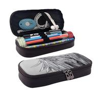YoupO Astuccio portapenne da donna, astuccio organizer per matite per ufficio e casa, schizzo di un'aquila, Nero , Taglia unica, Organizer per borse