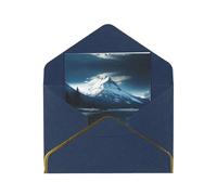 YoupO Biglietto di auguri di ringraziamento biglietti di auguri con buste Biglietto di auguri Riflessione di montagna innevata sul corpo d'acqua sotto biglietti di compleanno stampati invito per tutte