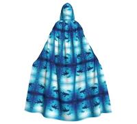 YoupO Mantello con cappuccio stampato con balene sotto il mare, mantello per adulti con cappuccio per uomini e donne, mantello con cappuccio per Halloween, feste di Natale, costumi cosplay