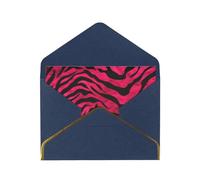 Youpo Zebra, tigre, leopardo, rosa, biglietto di auguri, biglietto di ringraziamento, biglietti con buste, da utilizzare per Natale, compleanno, San Valentino, feste, inviti, tutte le occasioni