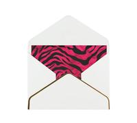 Youpo Zebra, tigre, leopardo, rosa, biglietto di auguri, biglietto di ringraziamento, biglietti con buste, da utilizzare per Natale, compleanno, San Valentino, feste, inviti, tutte le occasioni