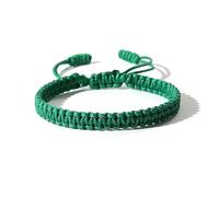 Your Always Charm Braccialetti di corda fatti a mano per le donne regolabile a maglia corda intrecciata braccialetto tibetano buddista tessuto fortunato braccialetto di cotone per uomo regali gioielli