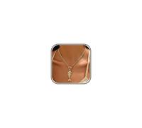 Your Always Charm Collana girocollo da donna con ciondolo a forma di pesce in oro, stile bohémien, collana estiva da spiaggia, accessori per vacanze alla moda 2026, Ottone, Ottone