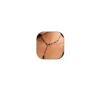 Your Always Charm Collana gotica nera da donna accessori gotici collana goccia di sangue collana costume vampiro collane Lariat per le donne, Metallo, Nessuna pietra preziosa