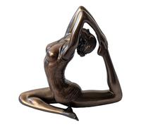 your castle Body Talk Yoga - Scultura Pada Rajakapotasana, in resina, altezza: 13 cm