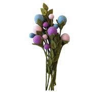 Your Castle Kaya, bouquet di fiori in feltro, 14 pezzi, 4 cm e 2 cm, pianta artificiale, fatto a mano, commercio equo e solidale, ecologico, decorativo, decorazione da tavolo, bouquet