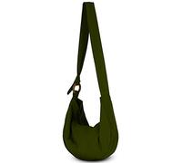 YOUR COZY Borsa a tracolla da donna, stile boho, in cotone, verde foresta, 44,5 x 24,1 x 8,9 cm