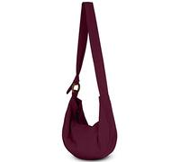 Your Cozy - Borsa hobo da donna in cotone, vino