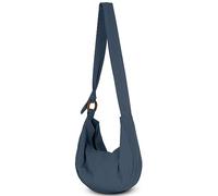 Your Cozy Borsa hobo da donna, realizzata a mano, in cotone, stile bohémien, da donna, colore grigio scuro, a tracolla, hippie, con tracolla regolabile, leggera