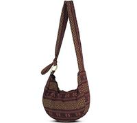 YOUR COZY Borse a tracolla da donna borsa hippie Hobo Borse per le donne Borsa a tracolla Hippie Tote Bag Hippie Borsa, Elefante in mogano, Taglia unica