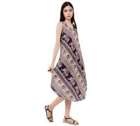 Your Cozy Vestito Estivo Donna Midi Elegante - Abito Senza Maniche Stile Canotta per Spiaggia, Vacanze, Uso Quotidiano o Occasioni Speciali