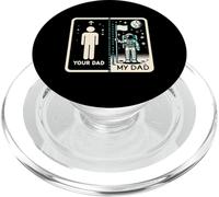 Your Dad My Dad Astronauta Humor Padre e figlio PopSockets PopGrip per MagSafe