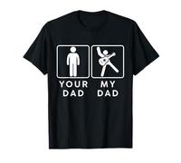 Your Dad My Dad - Funny Guitarist Bass Dad Meme Tee Maglietta