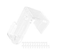 Ganci per finestre da appendere, 24 pz, trasparenti, ganci decorativi per ante di spessore da 12 a 17 mm, clip per finestre per luci fiabesche, ciondoli decorativi trasparenti