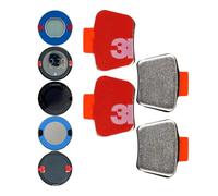 Your Day Mate Set di Cuscinetti Adesivi di Ricambio, 4 Pezzi, compatibili con OOONO Park P-Disc NO1, NO2, NO3, NO4 e CO-Driver NO2, Adesivi Metallici per Disco parcheggio