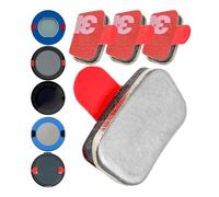 Your Day Mate Set di Cuscinetti Adesivi di Ricambio, 4 Pezzi, compatibili con OOONO Park P-Disc NO2, NO3, NO4 e CO-Driver NO2, piastrine Metalliche con Adesivi per Disco parcheggio