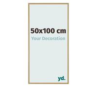 Your Decoration - Cornice 50x100 cm - Faggio Chiaro - Cornice Decorativa Parete in Plastica con Vetro in acryl - Antiriflesso - 50x100 Cornice - Evry