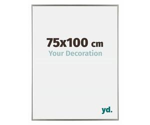 Your Decoration - Cornice 75x100 cm - Champagne - Cornice Decorativa Parete in Plastica con Vetro in acryl - Antiriflesso - 75x100 Cornice - Evry