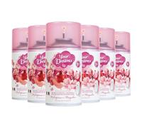 YOUR DREAMS | Deo Matic Ricariche, Ricarica Aerosol Universale per Erogatori Automatizzati, Melograno & Magnolia, 6x250ml