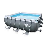 your GEAR Piscina con struttura in acciaio - Diversi modelli/dimensioni - Rotonda, rettangolare o quadrata - 70-122 cm di altezza - Con struttura in acciaio - 300 x 200, 300 x 300, 400 x 200, Ø 366 cm