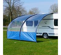 your GEAR Riviera - Tettoia per roulotte e camper in 4 misure con 2 m | 2,5 m | 3 m | 3,5 m di larghezza e 260 cm di profondità. Parasole con protezione UV 50+, finestre panoramiche, colonna d'acqua