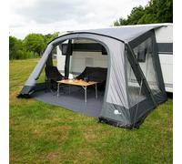 your GEAR Tenda da veranda Positano 330 - Tenda da veranda per roulotte con 4 finestre e grande porta. Tenda per caravan UV 50+ con struttura in alluminio