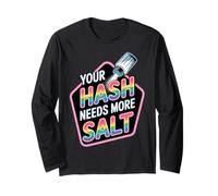 Your Hash Needs More Salt Cybersecurity Pun Software - Maglia a Manica