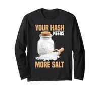 Your Hash Needs More Salt Cybersecurity Pun Software - Maglia a Manica