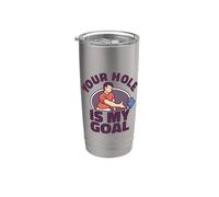 Your hole Is My Goal Cornhole Bags Corn hole Board Cornhole Bicchiere termico in acciaio inox doppia parete