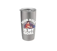 Your hole Is My Goal Cornhole Bags Corn hole Board Cornhole Bicchiere termico in acciaio inox doppia parete