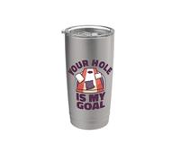 Your hole Is My Goal Cornhole Bags Corn hole Board Cornhole Bicchiere termico in acciaio inox doppia parete
