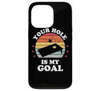 Your Hole Is My Goal Divertente Cornhole Giocatore Corn Star Custodia per iPhone 13 Pro