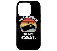 Your Hole Is My Goal Divertente Cornhole Giocatore Corn Star Custodia per iPhone 14 Pro