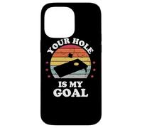 Your Hole Is My Goal Divertente Cornhole Giocatore Corn Star Custodia per iPhone 14 Pro Max