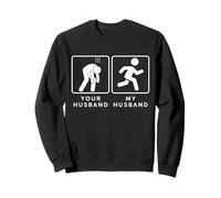 Your Husband vs. My Hubby - Funny Marathon Running Design Felpa