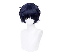 Your Lie in April Arima Kousei Cosplay Wig Short Blue Black