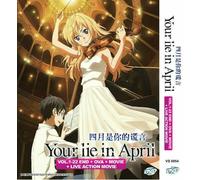 Your Lie In April Vol.1-22 FINE Completo Boxset Anime DVD
