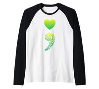 Your Life Matters Supporto per la consapevolezza della Salute mentale dei Semi Colon Maglia con Maniche Raglan