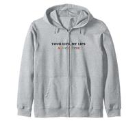 Your Lips My Lips Apocalypse Statement Uomo Donna Felpa con Cappuccio