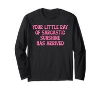 Your Little Ray Sarcastic Sunshine Has Arrived Funny Summer Maglia a Manica