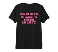 Your Little Ray Sarcastic Sunshine Has Arrived Funny Summer Maglietta Premium