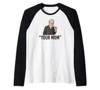 Your Mom Psicoanalista Divertente Maglia con Maniche Raglan