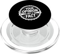 Your Opinion Not A Fact Verità Sarcasmo Discorso - PopSockets PopGrip per MagSafe