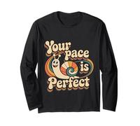 Your Pace Is Perfect Incoraggiare Il Progresso Veloce |- Maglia a Manica
